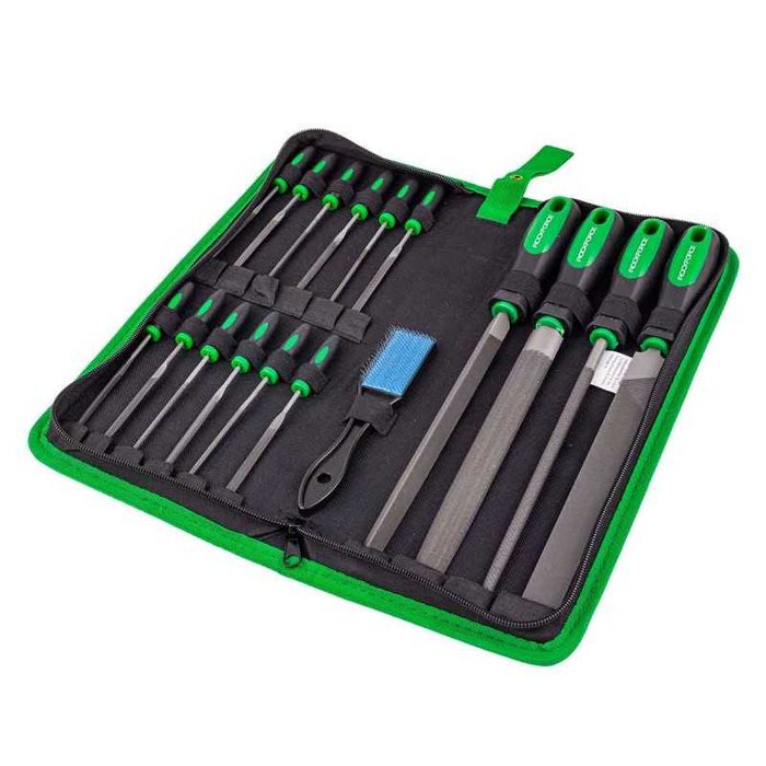 Комплект пили и иглени пили 17 части ROCKFORCE