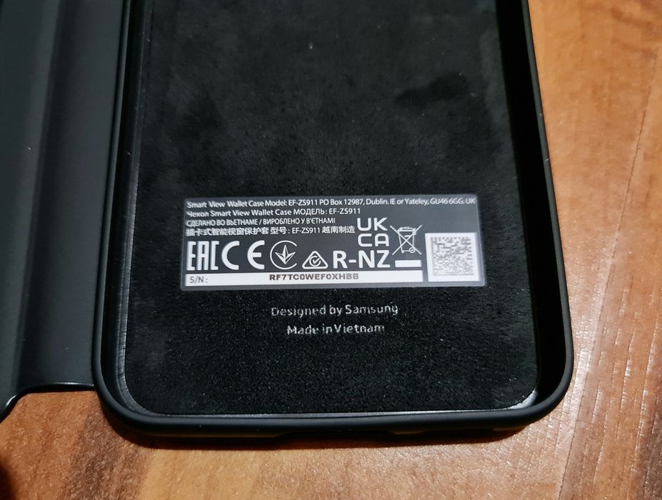 Husa flip activa originala Samsung Smart View Wallet Case S23 5G S911