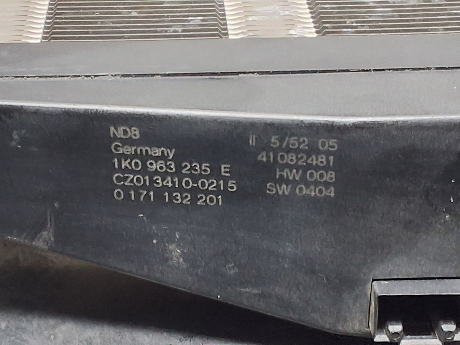 rezistenta electrica bord / calorifer electric volkswagen passat b6 3c