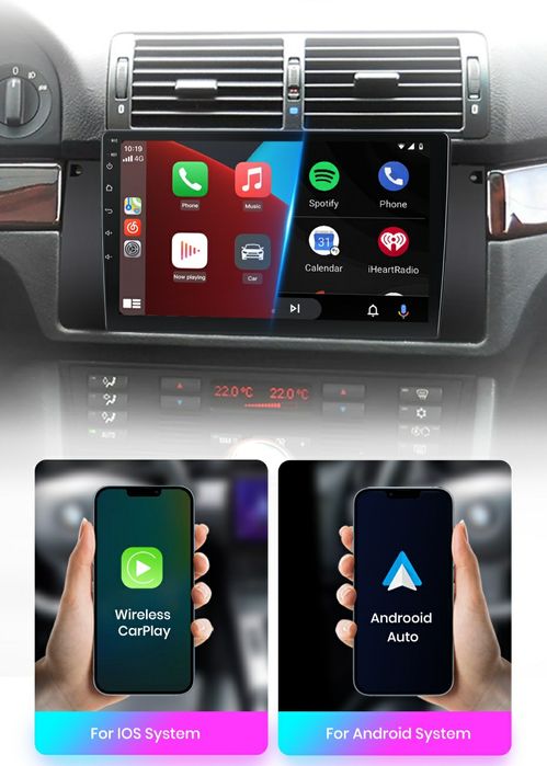 Navigatie Android dedicata BMW E39/E53/X5 (1996-2007),