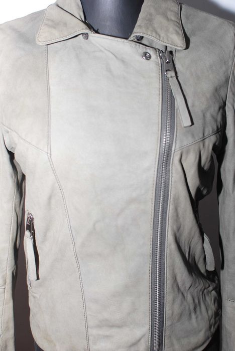 Geaca de piele pentru femei Mango XS
