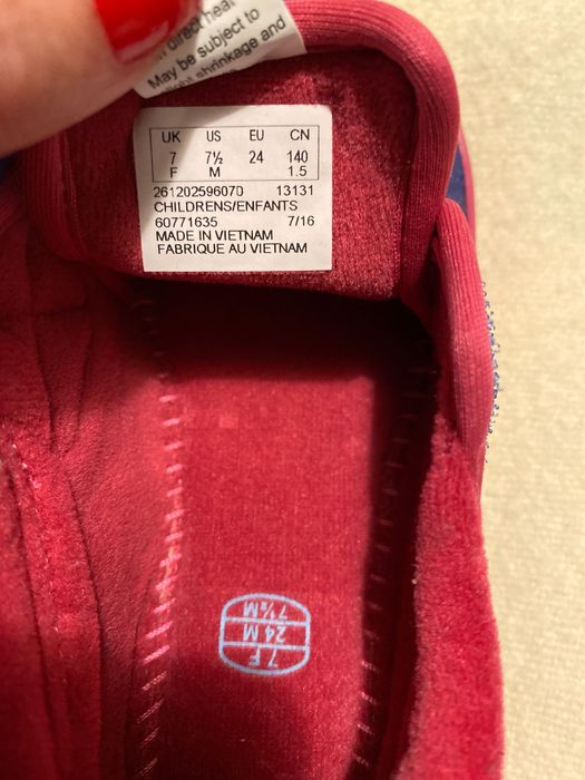 Сини Кожени ботушки Clarks, 22 номер