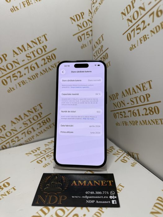 NDP Amanet Braila Iphone 15(55061)