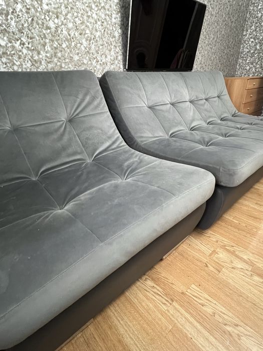 Раскладной диван и кресло