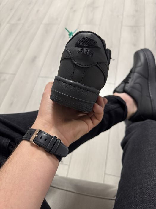 Adidasi Barbati Nike Air Force 1 Full Negru!