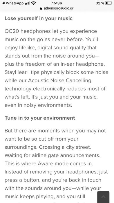 Casti Bose Quiet Control