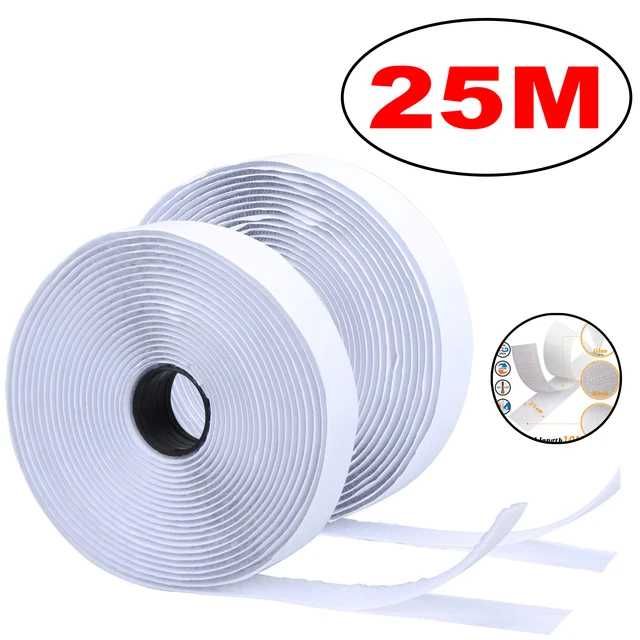 CAMAT®  Самоклеящаяся липкая лента 25 мм х 25 м (Белая/черная)