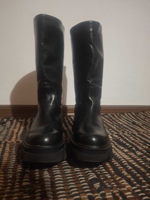 Дамски ботуши от еко кожа