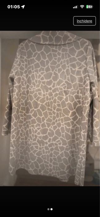 Blazer animal print bej nou cu eticheta