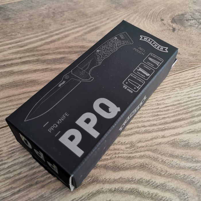 Сгъваем тактически нож с калъф Walther PPQ стомана 440C