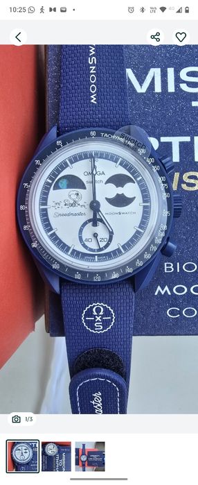 Swatch Omega Mission to Earthpase Moonshine Gold 
Ce