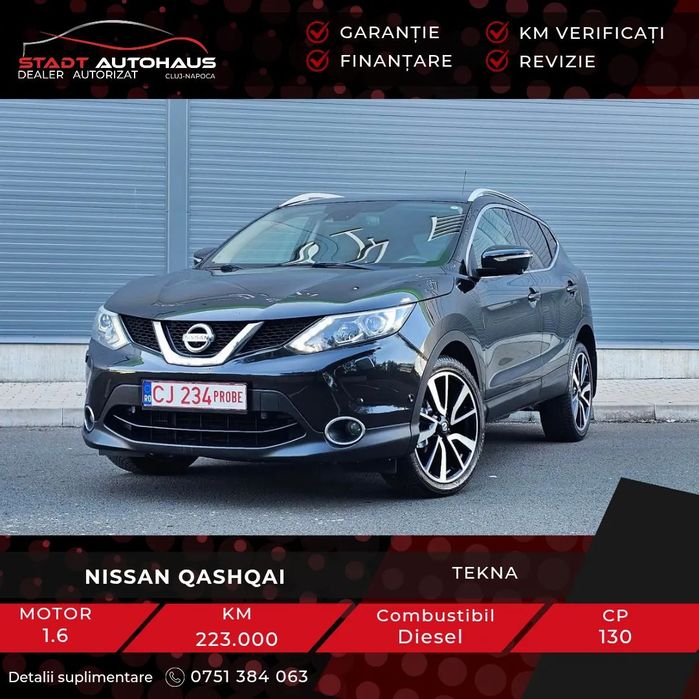 Nissan Qashqai GARANTIE#Tractiune 4x4 #Service la zi