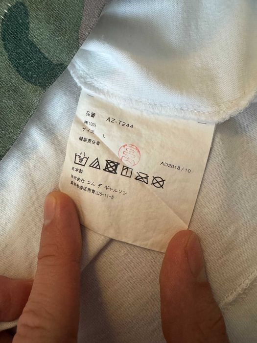 Tricou Comme des Garcons half heart t-shirt, L fit de S/M