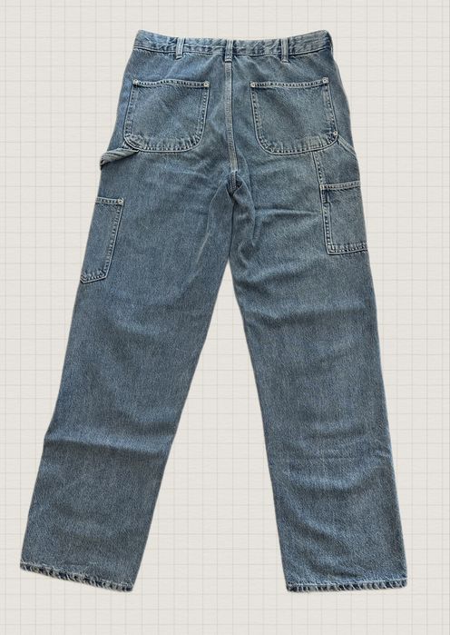 Мъжки сини дърводелски дънки Zara
