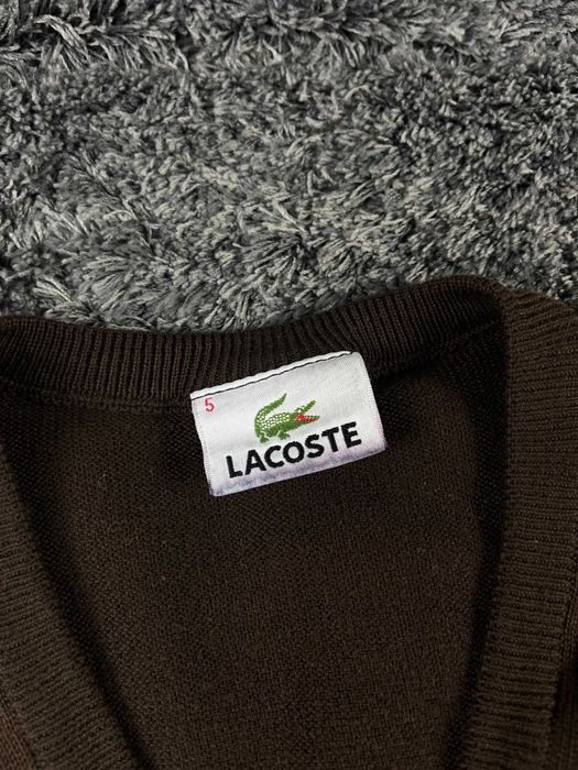 Lacoste Vintage V-Neck Wool Vest Мъжки Потник