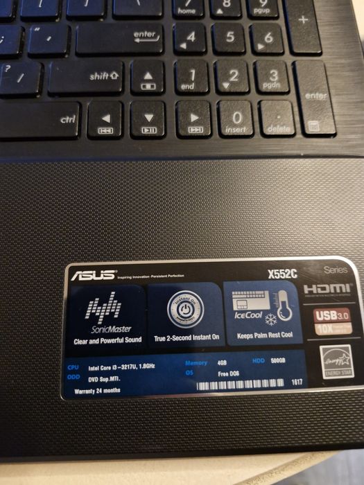 Laptop Asus 552c
