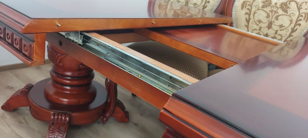 Set masa, scaune regal rc  lemn masiv