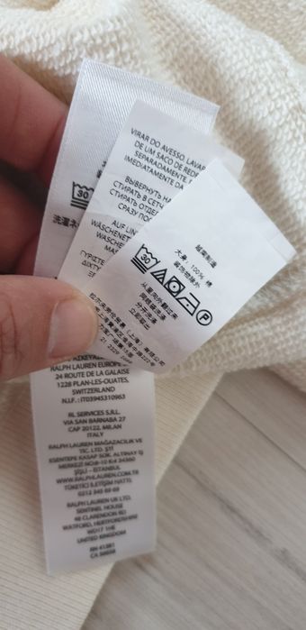 POLO Ralph Lauren Bear Womens Size XL НОВО! ОРИГИНАЛ! Дамски Суичър!