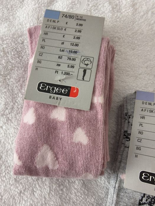 Ciorapi bebe 6-12 M noi