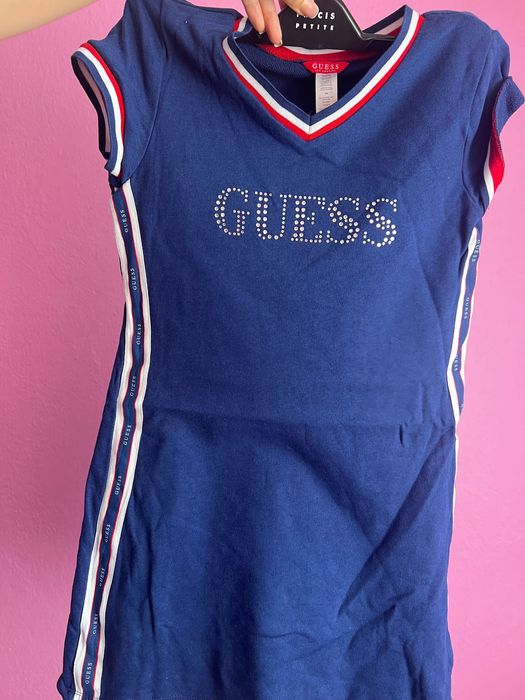 Синя рокля на Guess