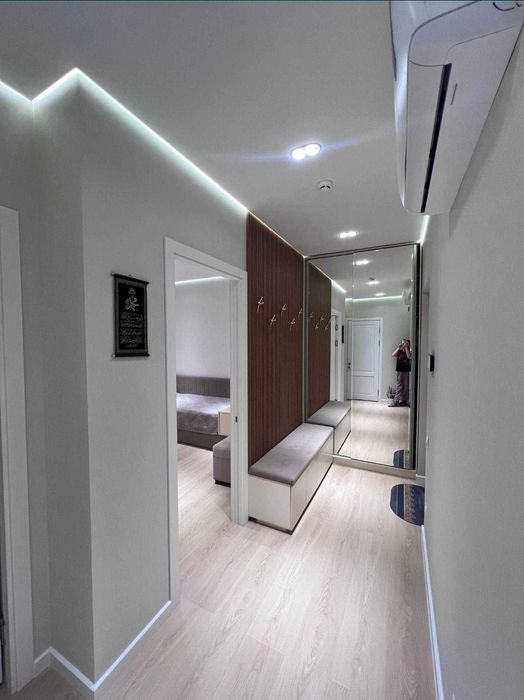 NRG Qorasuv 1 комнатная 42м2 Евроремонт Ор-р Lukoil напротив Карасу-6