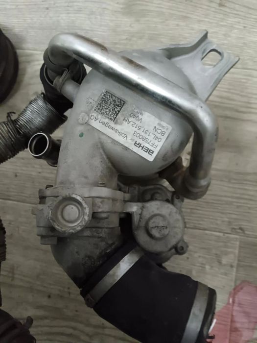 Racitor gaze cu supapa egr skoda rapid, audi a1, VW POLO, FABIA, IBIZA 1.4, 1.6 tdi cxm, CUS 04l131512ah, 04b131501d