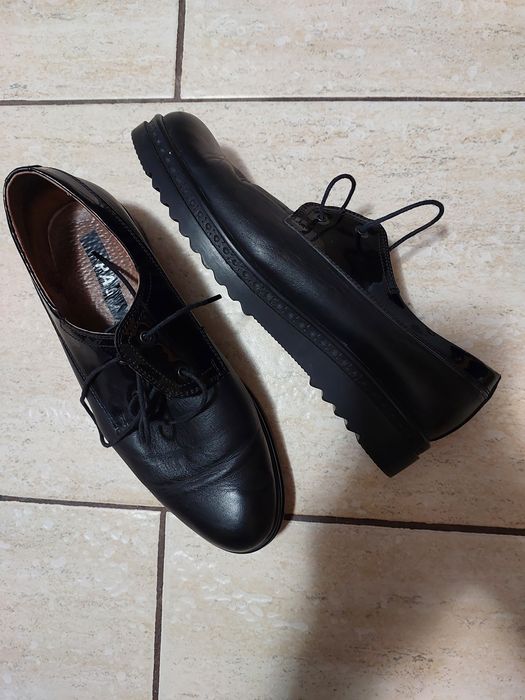 Pantofi piele dama negri