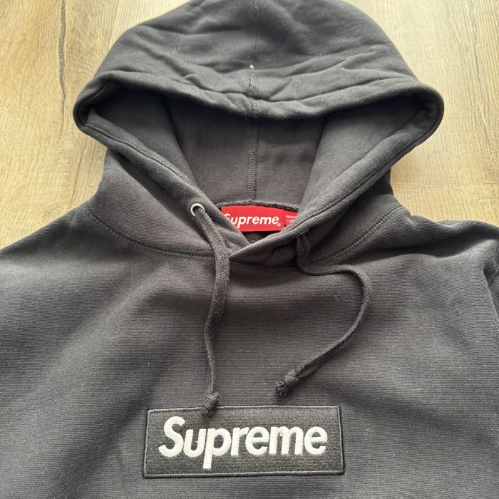 Supreme Black on Black Hoodie
