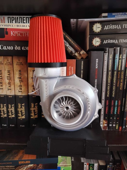 LED Лампа Turbo  – Автомобилен Декор / Подарък за фенове