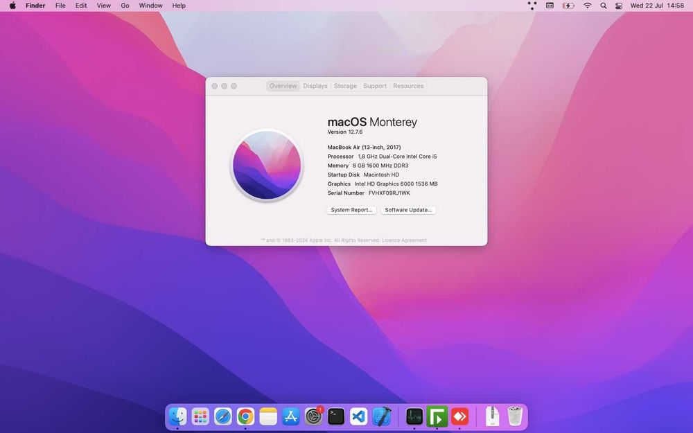 Macbook Air 13-inch 2017