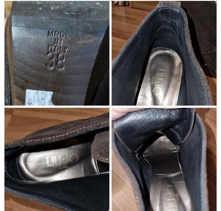 Botine dama Liu Jo piele naturala intoarsa 38