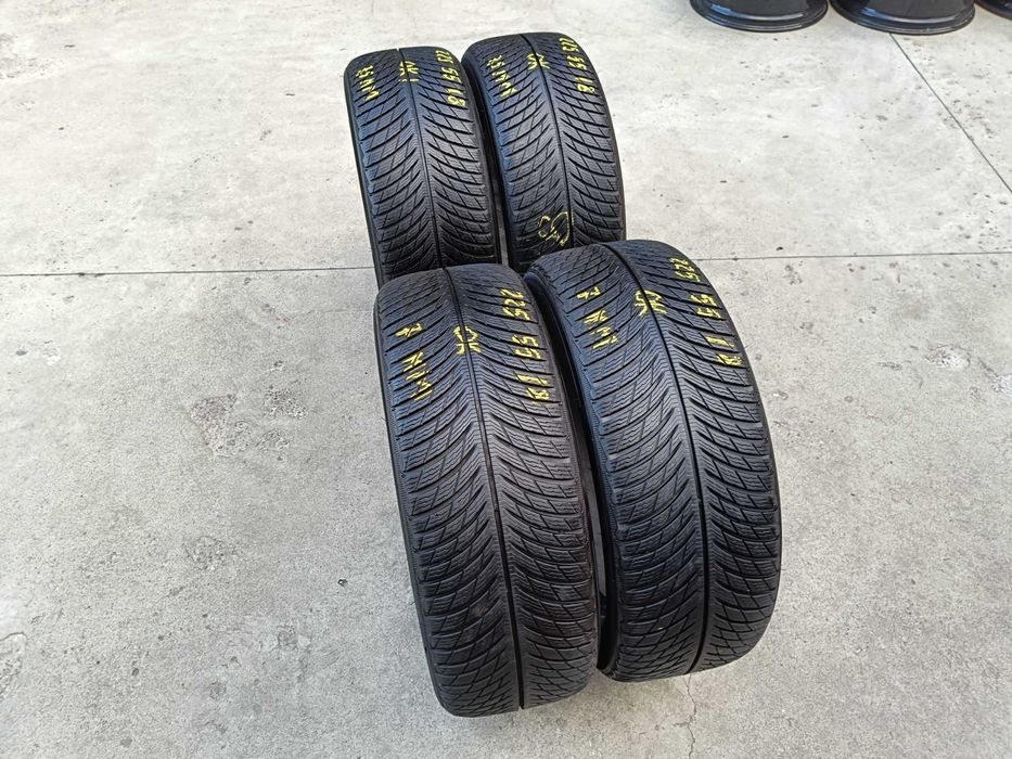 Set 4 de anvelope iarna 225 55 18 michelin pilot alpin 5 profil de 7,5 si 7 mm