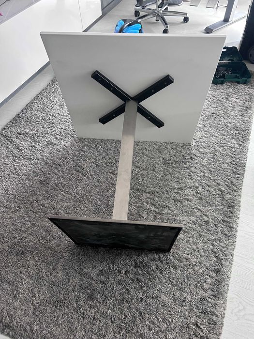 Маса за 4-ма MDF, инокс