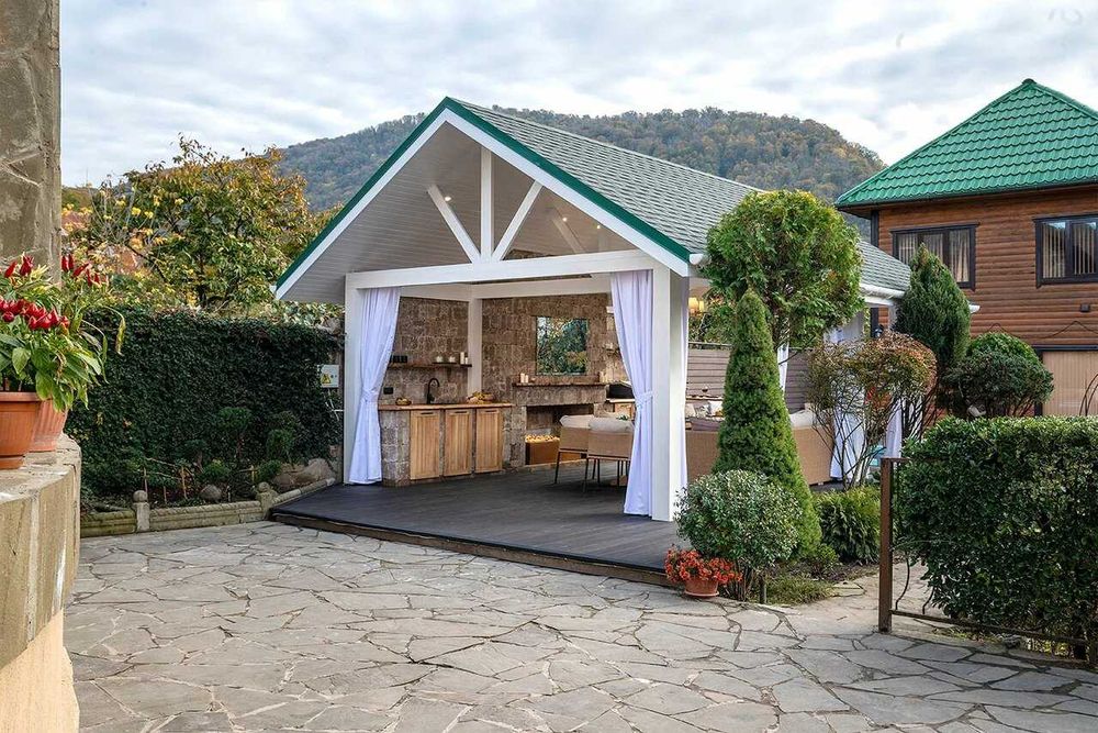 Кровля Ондулин Гибкая черепица Мягкая кровля Крыша