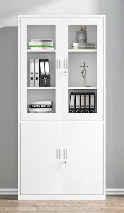 Металлический офисный шкаф / документы / замок / регулируемые полки