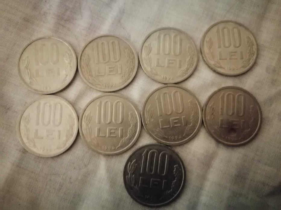 Monede 100 lei din 91.92.93.94.95