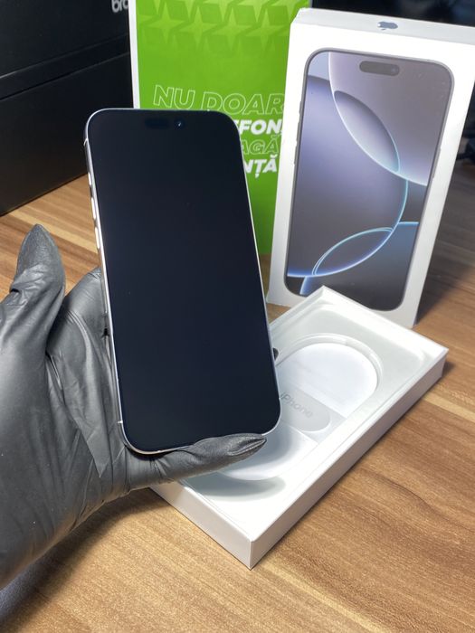 iPhone 16 Pro Max • 256 GB • White Titanium