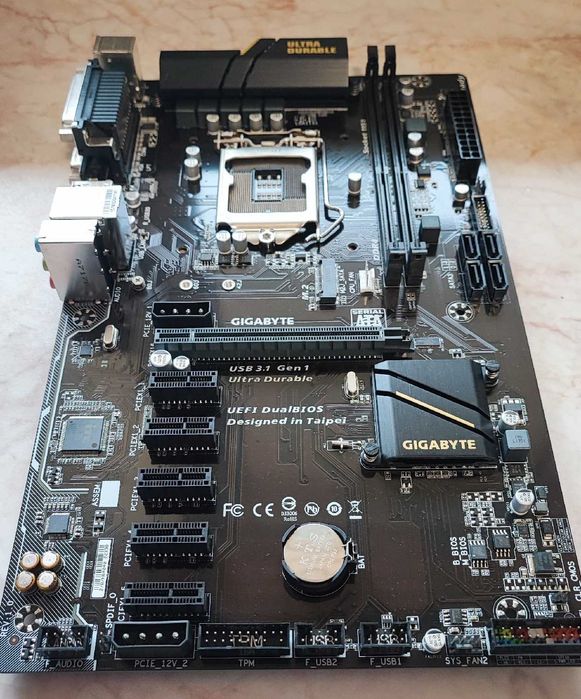 Дъно Gigabyte GA-H110-D3A с планка, Socket Intel 1151