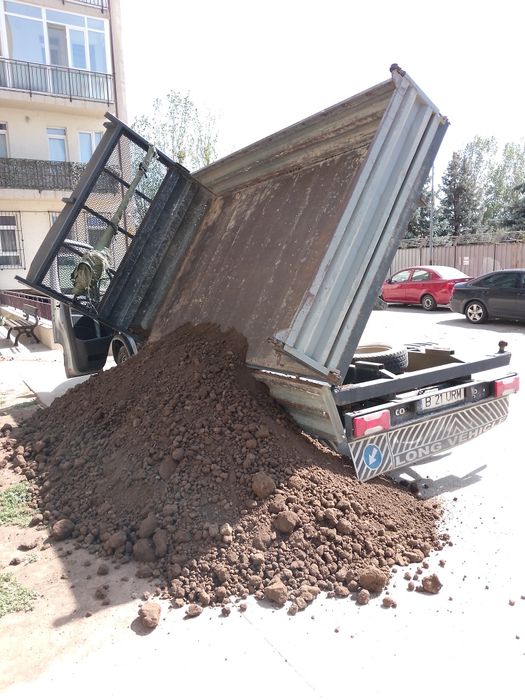 Containare moloz,gunoi, debarasare apartamente nisip, pietriș, pământ