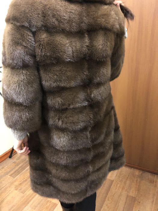 Натуральная норковая шуба