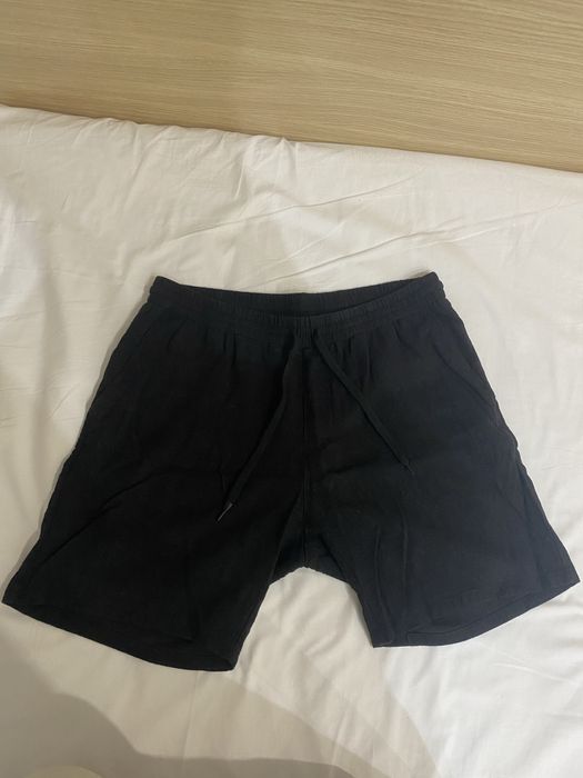 Pantaloni Scurți Negri Texturați Zara – Bermude Casual de Vară (L)