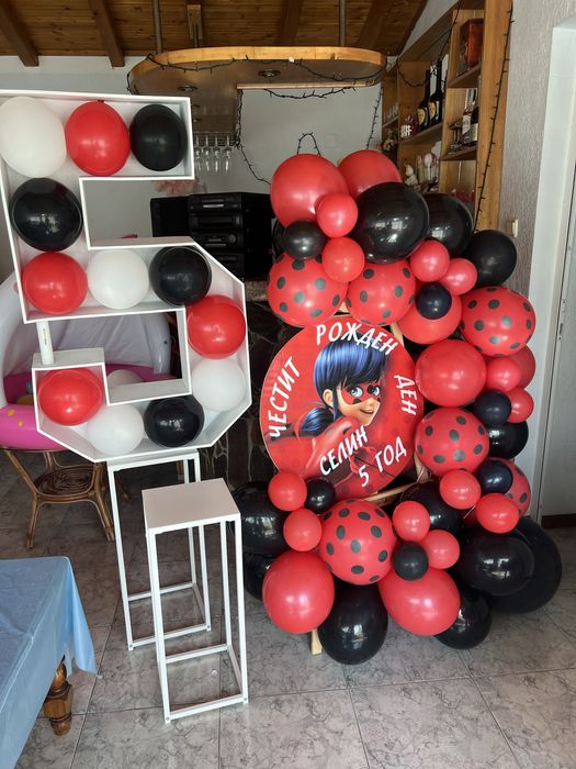 Тематична украса със Статив или Арка- Барби, пес ПатрулСкай, Маша