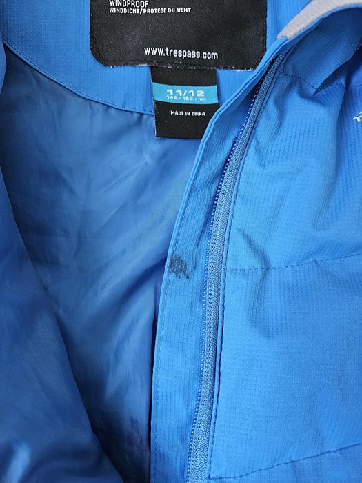 Зимно непромокаемо водоустойчиво детско яке с качулка Trespass