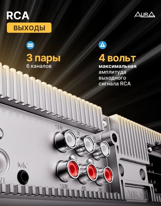 Магнитола Aura новая