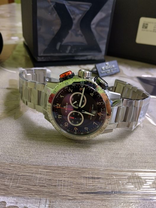 Edox Chronorally 1 Chronograph Едокс мъжки часовник