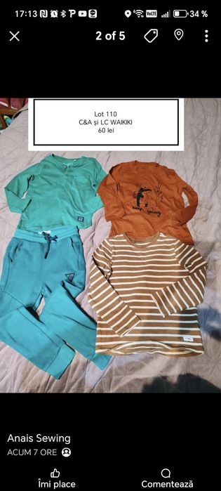 Lot de haine pentru băieți 110