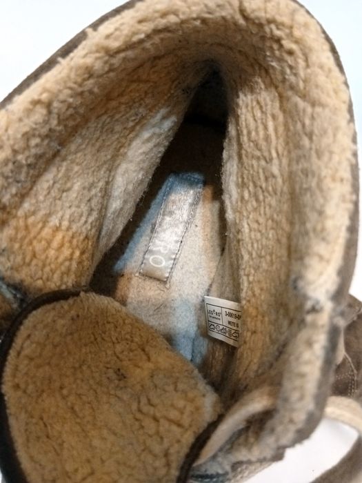 Ghete imblanite Legero piele intoarsa  nr 42 / 8 piele naturala