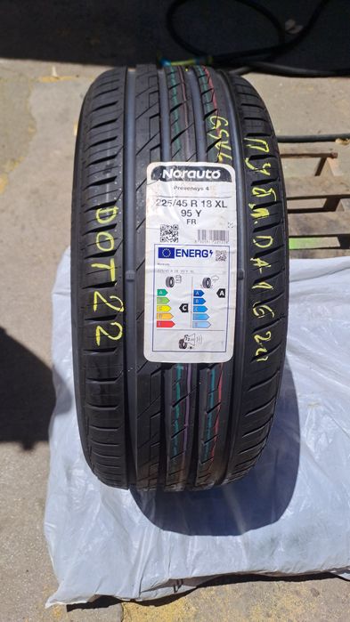 1бр. Нова 225/45/18 Лятна гума Norauto