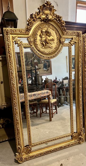 Oglindă aurie stil Baroc *** vintage / antic / vechi / retro ***