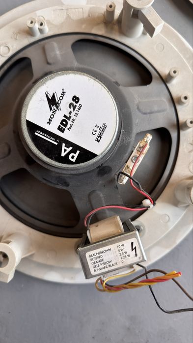 Kit sonorizare PA 100V, amplificator, tuner și 16 boxe tavan